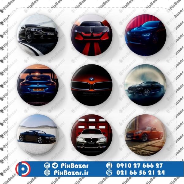 پیکسل طرح ماشین BMW